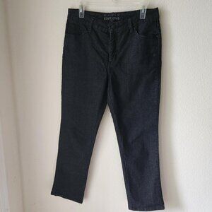 Basic Edition Vintage Women's Dark Wash Jeans Sz 6 Classic Preppy Minimalist